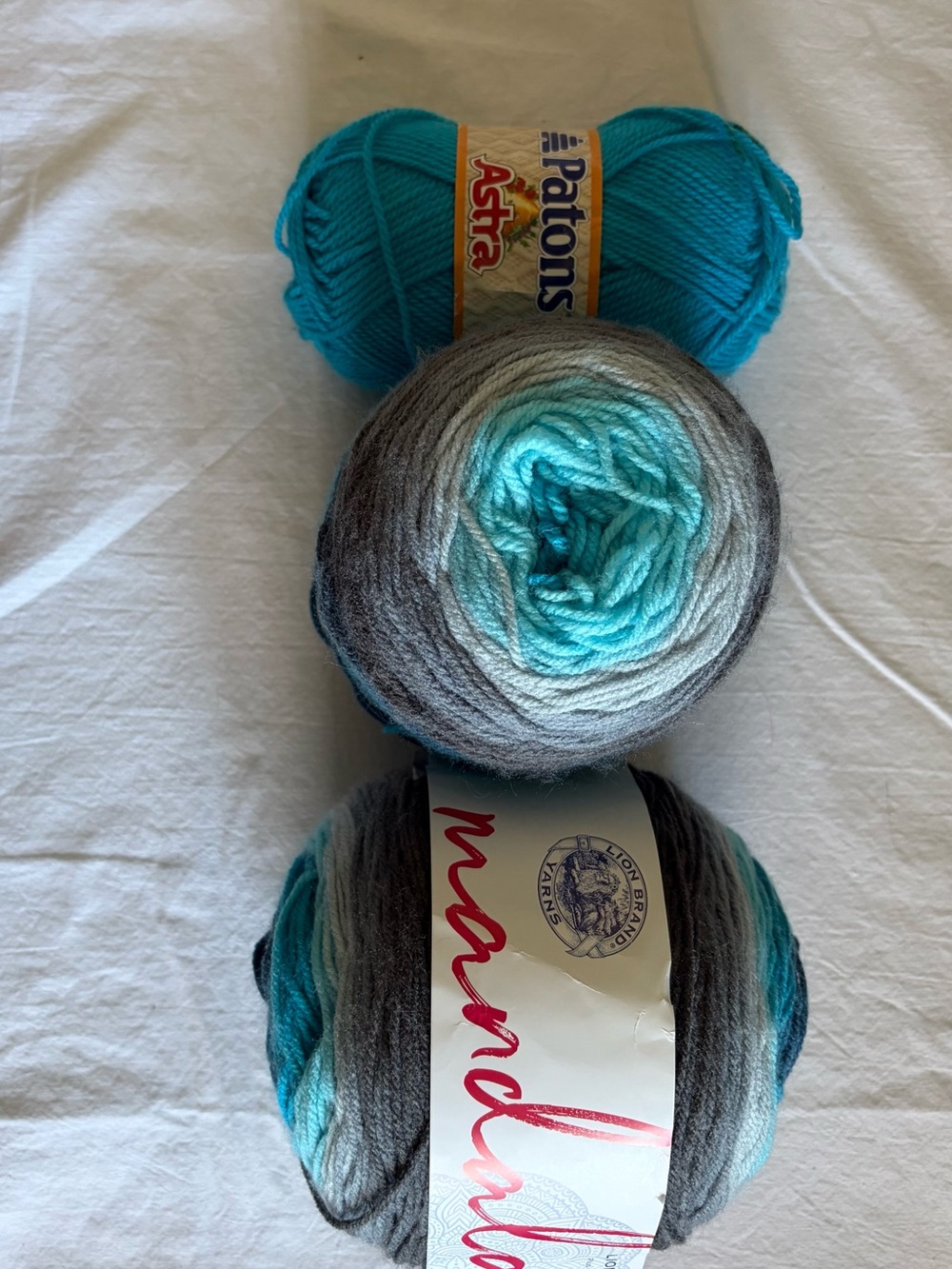 Turquoise & Teal Yarn Bundle (3 ct)
